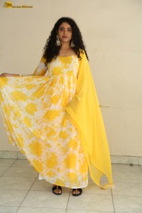 Indian actress Sonakshi Verma photoshoot in a yellow salwar