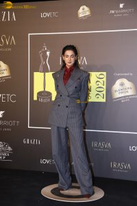 actress sonal chauhan classy looks in a pant suit