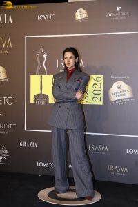 actress sonal chauhan classy looks in a pant suit