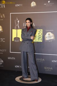 actress sonal chauhan classy looks in a pant suit
