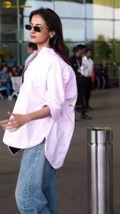 actress sonal chauhan gorgeous in a shirt and denim jeans