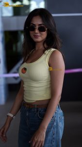 actress sonal chauhan cute in a yellow top