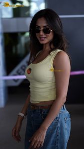 actress sonal chauhan cute in a yellow top