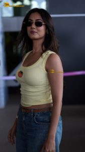 actress sonal chauhan cute in a yellow top