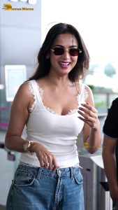 actress sonal chauhan sexy in a white top