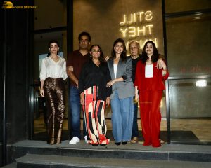 Songs of Paradise Screening attended by Alia Bhatt, Mahesh Bhatt, Soni Razdan, and Saba Azad