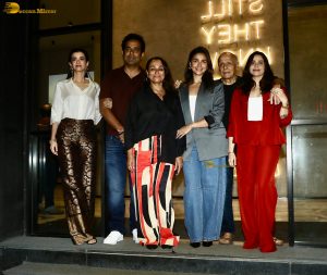 Songs of Paradise Screening attended by Alia Bhatt, Mahesh Bhatt, Soni Razdan, and Saba Azad