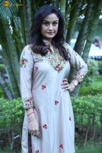 actress sonia agarwal photoshoot in a silver grey salwar dress