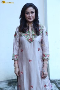 actress sonia agarwal photoshoot in a silver grey salwar dress