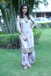 actress sonia agarwal photoshoot in a silver grey salwar dress