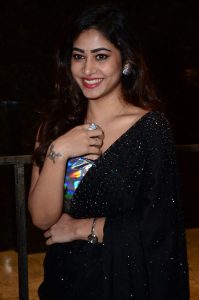 telugu actress sonu thakur gorgeous in a black saree
