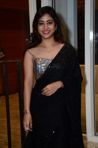 telugu actress sonu thakur gorgeous in a black saree