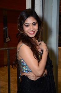 telugu actress sonu thakur gorgeous in a black saree