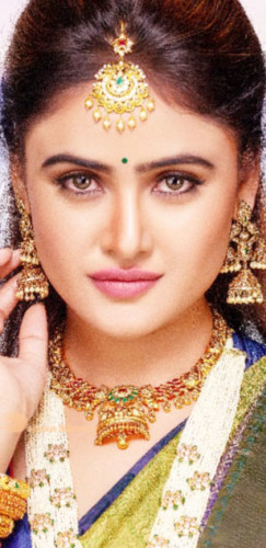 Sony Charishta photshoot in a red dress