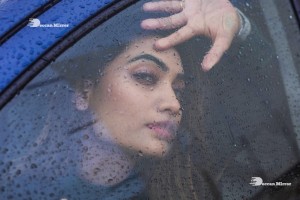 Actress Spandana Palli Photoshoot in Green Top and Black Jeans