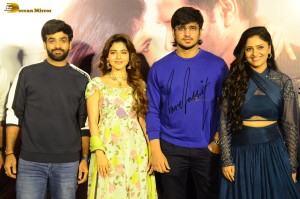 Spy Trailer Launch attended by Nikhil Siddharth, Iswarya Menon and Sanya Thakur