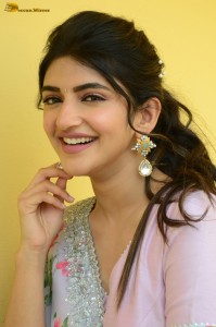 actress sreeleela cute in a pink salwar