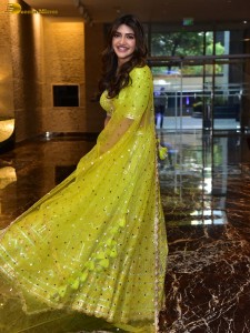 actress Sreeleela sexy photoshoot in a green lehenga choli