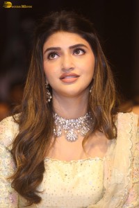 actress Sreeleela shines in a cream color dress at an event