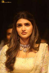 actress Sreeleela shines in a cream color dress at an event