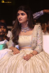 actress Sreeleela shines in a cream color dress at an event