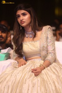 actress Sreeleela shines in a cream color dress at an event