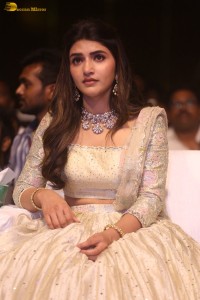 actress Sreeleela shines in a cream color dress at an event