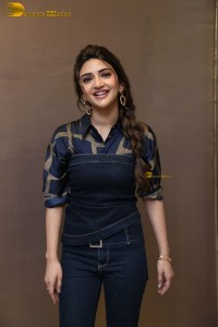 Telugu actress sreeleela gorgeous at a movie function