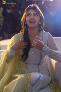 Telugu actress sreeleela in a white salwar dress greeting fans