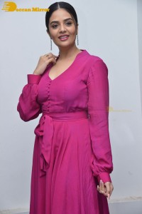 Popular anchor and actress Sreemukhi photoshoot in a pink dress