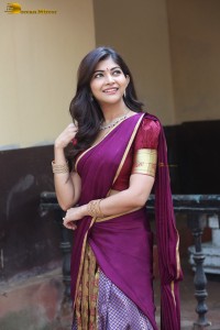 tollywood actress srijita ghosh in a half saree