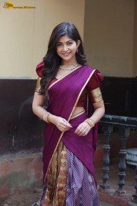 tollywood actress srijita ghosh in a half saree