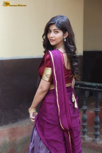 tollywood actress srijita ghosh in a half saree