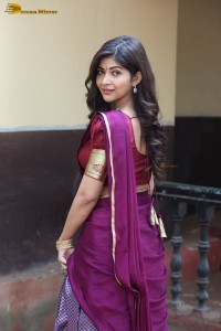 tollywood actress srijita ghosh in a half saree