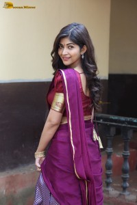 tollywood actress srijita ghosh in a half saree