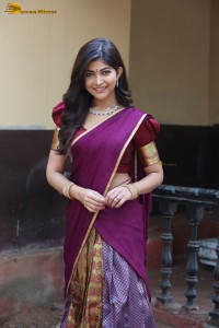 tollywood actress srijita ghosh in a half saree