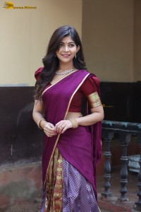 tollywood actress srijita ghosh in a half saree