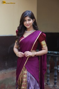 tollywood actress srijita ghosh in a half saree