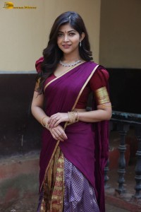 tollywood actress srijita ghosh in a half saree