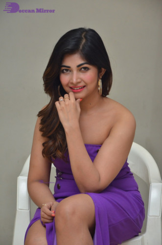 Telugu Actress Srijita Ghosh Photoshoot in a blue dress