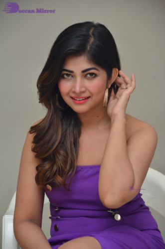 Telugu Actress Srijita Ghosh Photoshoot in a blue dress