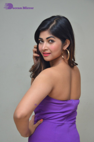 Telugu Actress Srijita Ghosh Photoshoot in a blue dress