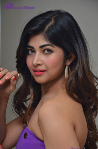 Telugu Actress Srijita Ghosh Photoshoot in a blue dress