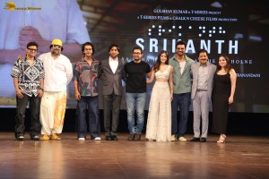 Srikanth Song Launch attended by Rajkummar Rao, Alaya F, Udit Narayan, and Aamir Khan