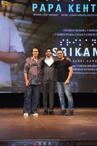 Srikanth Song Launch attended by Rajkummar Rao, Alaya F, Udit Narayan, and Aamir Khan