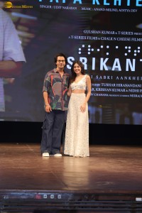 Srikanth Song Launch attended by Rajkummar Rao, Alaya F, Udit Narayan, and Aamir Khan