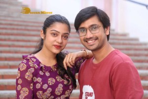 Pictures from Telugu Movie 'Stand Up Rahul' Press Meet - attended by Actors Raj Tarun, Varsha Bollamma, and Director Santo Mohan
