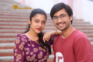 Pictures from Telugu Movie 'Stand Up Rahul' Press Meet - attended by Actors Raj Tarun, Varsha Bollamma, and Director Santo Mohan