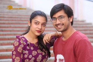 Pictures from Telugu Movie 'Stand Up Rahul' Press Meet - attended by Actors Raj Tarun, Varsha Bollamma, and Director Santo Mohan