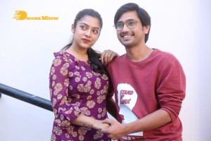 Pictures from Telugu Movie 'Stand Up Rahul' Press Meet - attended by Actors Raj Tarun, Varsha Bollamma, and Director Santo Mohan